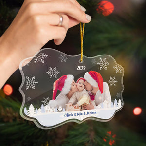 Custom Photo and Name Christmas Tree Ornament Family Christmas Gift - MadeMineAU