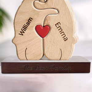 Custom Engraved Wooden Base for Wooden Puzzle - MadeMineAU
