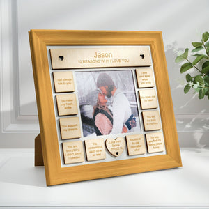 10 Reasons Why I Love You Personalized Photo Frame Gifts for Him/Her