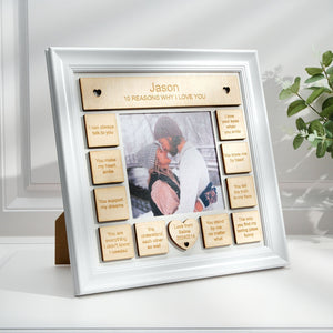 10 Reasons Why I Love You Personalized Photo Frame Gifts for Him/Her