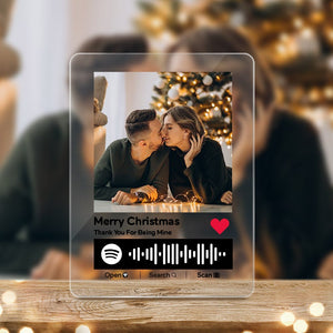 Anniversary Gifts Spotify Code Music Plaque Personalized Spotify Plaque