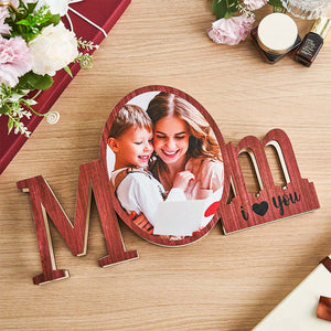 Custom Photo Ornaments Creative Night Light Commemorate Gifts for Mother's Day - MadeMineAU