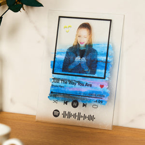 Custom Spotify Sticker DIY Solid Paint Plaque Scannable Spotify Code Romantic Gift - MadeMineAU