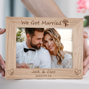 Marriage Custom Personalized Photo Frame Wooden Photo Frame Gifts for Lovers
