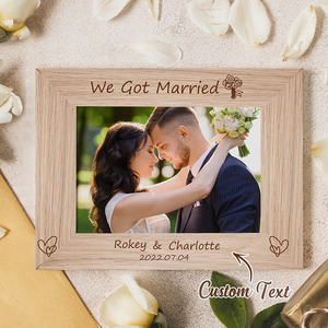 Marriage Custom Personalized Photo Frame Wooden Photo Frame Gifts for Lovers