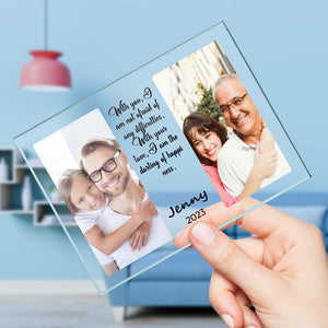 Custom Engraved Photo Plaque You Are My Super Hero Father's Day Gifts