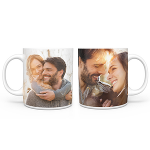 AU Fast Delivery 2Days - Personalized Photo Collage Mug with 2 Photos - MadeMineAU