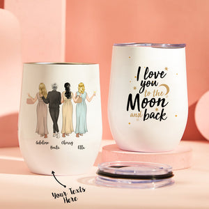 Custom Image Engraved Mugs Like Mother Like Daughter Gifts for Mom - MadeMineAU