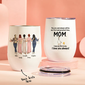 Custom Image Engraved Mugs Like Mother Like Daughter Gifts for Mom - MadeMineAU
