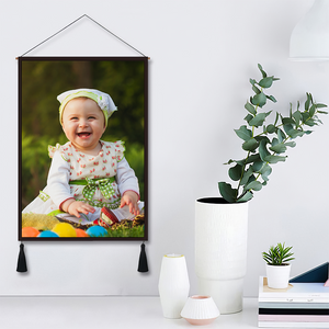 Custom Baby Photo Tapestry - Wall Decor Hanging Fabric Painting Hanger Frame Poster - MadeMineAU