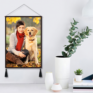 Custom Pet Photo Tapestry - Wall Decor Hanging Fabric Painting Hanger Frame Poster - MadeMineAU