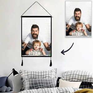 Father's Day Gifts Photo Tapestry - Wall Decor Personalized Tapestry - MadeMineAU