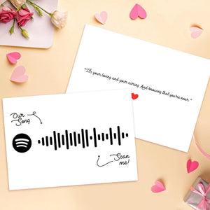 Custom Scannable Spotify Code Music Cards With Your Song