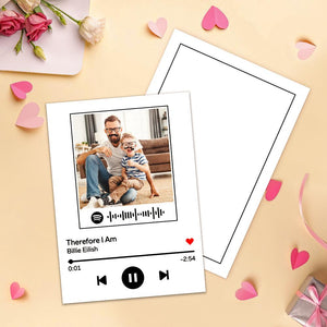Custom Spotify Code Music Cards With Your Photo Hot
