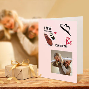 Fathers Day Gift Custom Greeting Card for Him Dad & Daughter - MadeMineAU