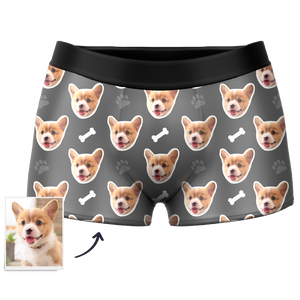 Father's Day Gifts Men's Custom Dog Boxer Shorts - MadeMineAU