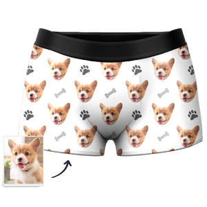 Father's Day Gifts Men's Custom Dog Boxer Shorts - MadeMineAU