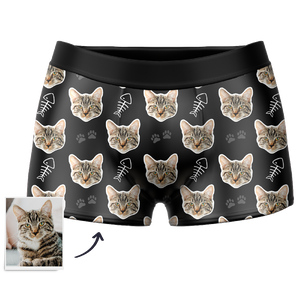Men's Custom Cat Boxer Shorts - MadeMineAU