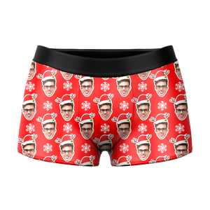 Men's Custom Christmas Santa Boxer Shorts - MadeMineAU
