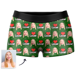 Men's Custom Face Colorful Boxer-Lover - MadeMineAU
