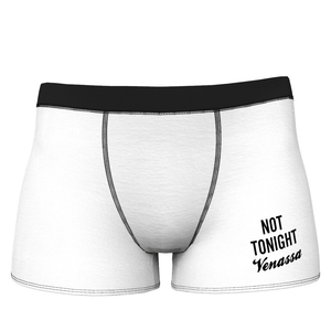 Not Tonight Name Men's Shorts Boxer - MadeMineAU