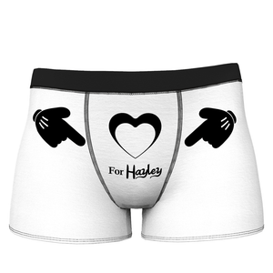For Girlfriend Name Men's Shorts Boxer - MadeMineAU