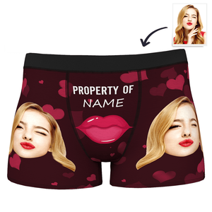 Custom Sexy Red Lips Boxer Shorts - MadeMineAU
