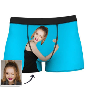 Custom Love Hug Boxer Shorts - Light Skin - MadeMineAU