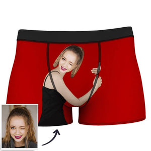 Custom Love Hug Boxer Shorts - Light Skin - MadeMineAU