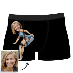 Custom Sexy Girlfriend Face Boxer Shorts - MadeMineAU