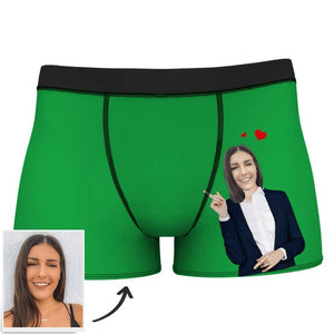 Custom Face Boxer Shorts - Love From Girlfriend - MadeMineAU
