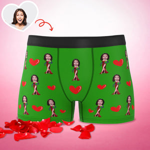 Gifts for Him Custom Boxer Custom Face Boxer Personalized MiniMe Boxer Custom Boxer Briefs Customized Sexy Girl Boxer - MadeMineAU