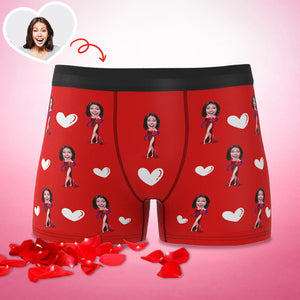 Gifts for Him Custom Boxer Custom Face Boxer Personalized MiniMe Boxer Custom Boxer Briefs Customized Sexy Girl Boxer - MadeMineAU