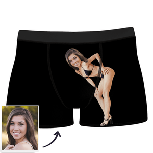 Custom Girlfriends Sexy Bikini Boxer Shorts - MadeMineAU