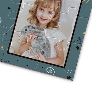 Personalized Photo Jigsaw Puzzle Love You to The Moon - 35-500 pieces - MadeMineAU