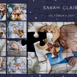 Personalized Photo Jigsaw Puzzle Gift for Newborn - 35-500 pieces - MadeMineAU