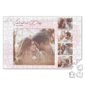Personalized Photo Jigsaw Puzzle Happy Valentine's Day - 35-500 pieces - MadeMineAU