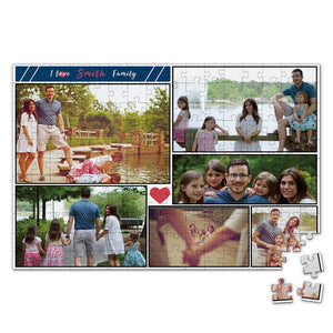 Personalized Photo Jigsaw Puzzle Warm Family Photo - 35-500 pieces - MadeMineAU