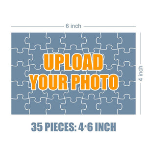 Personalized Photo Jigsaw Puzzle Happy Family - 35-500 pieces - MadeMineAU