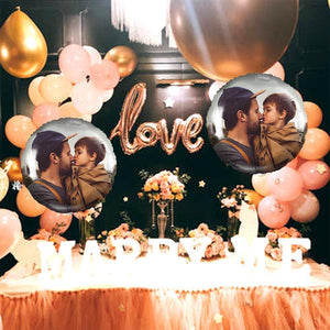 Photo Balloon Personalised Round Balloons Memorial Gifts - soufeelus