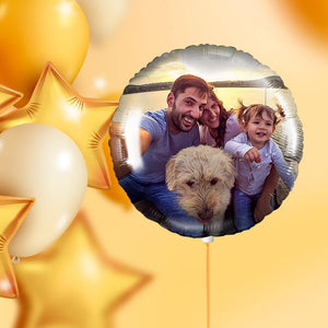 Photo Balloon Personalised Round Balloons Gifts for Family - soufeelus