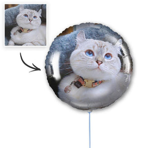 Photo Balloon Personalised Round Balloons Cute Pet Keepsake Gifts - soufeelus