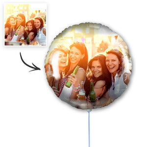 Custom Photo Balloon Personalised Round Balloons Best Friends - soufeelus