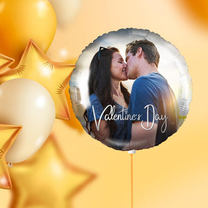 Custom Photo Balloon Personalized Round Balloons Always Love You For Couples