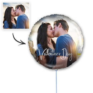 Custom Photo Balloon Personalized Round Balloons Always Love You For Couples