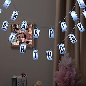 20 Lamps AA Battery Powered  LED Alphabet String Lights Decoration For Mother`s Day - MadeMineAU