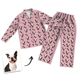 Custom Dog Photo Pajama Pants, Sleepwear, Nightwear - MadeMineAU