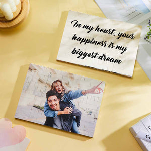 Gifts for Lover Personalised Building Brick Photo Block Frame
