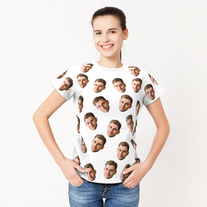 Custom Face Woman T-Shirt - MadeMineAU