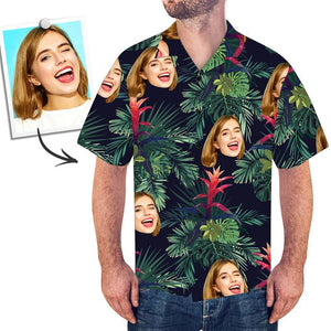 Father's Day Gifts Custom Face Shirt Men's Hawaiian Shirt - MadeMineAU